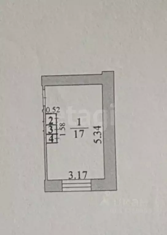 Комната Липецкая область, Липецк ул. 50 лет НЛМК, 15 (17.0 м) - Фото 1