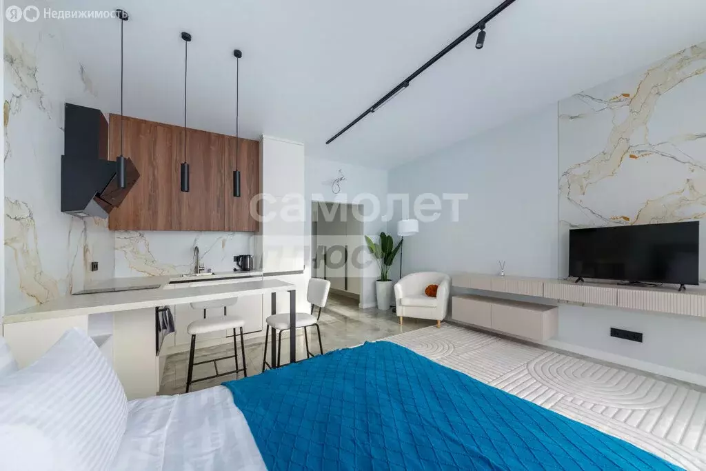 Квартира-студия: Москва, Стремянный переулок, 2 (34.4 м) - Фото 2