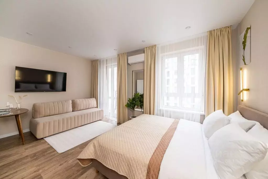 Студия Краснодарский край, Сочи ул. Искры, 88к6 (30.6 м) - Фото 1