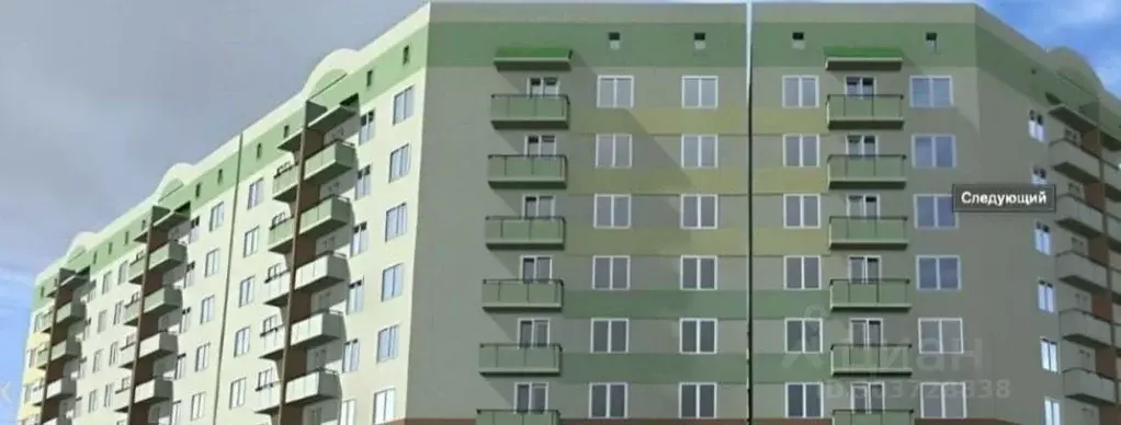 1-к кв. Саратовская область, Саратов Огородная ул. (38.9 м) - Фото 1