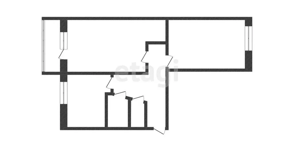 2-комнатная квартира: Курган, улица Орлова, 7 (45 м) - Фото 0