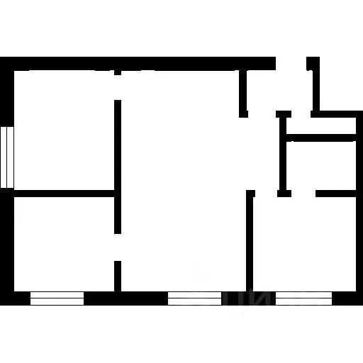 3-к кв. Саратовская область, Балаково ул. Титова, 51а (42.7 м) - Фото 1