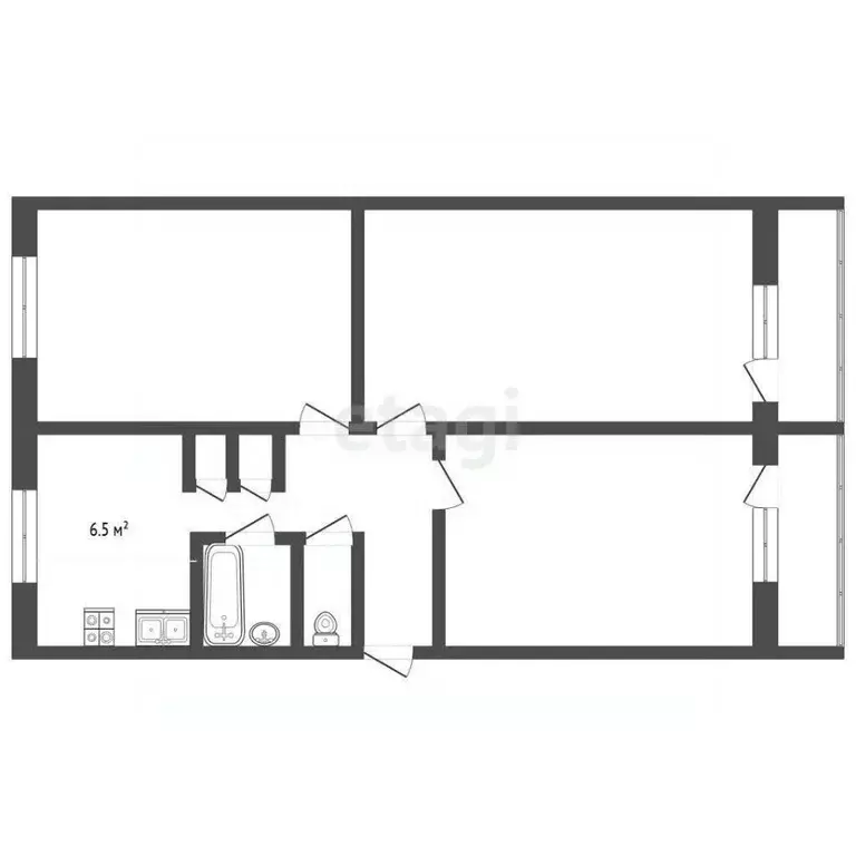 3-к кв. Мордовия, Саранск ул. Веселовского, 27 (60.3 м) - Фото 1