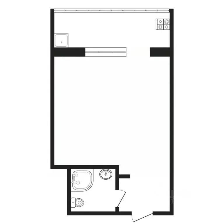 Студия Тюменская область, Тюмень Олимпийская ул., 34 (12.8 м) - Фото 2