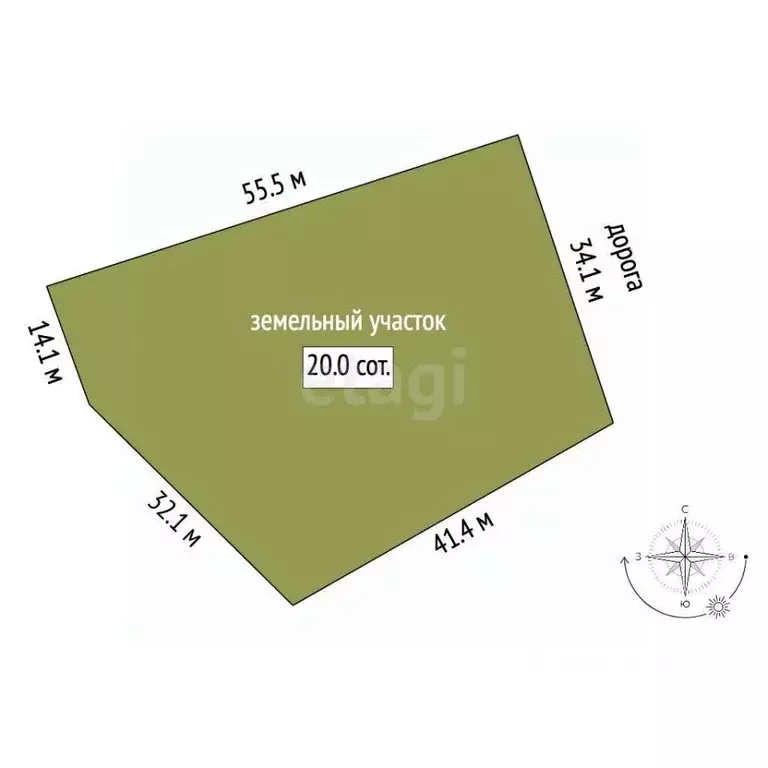 Участок в Челябинская область, Сосновский муниципальный округ, пос. ... - Фото 1