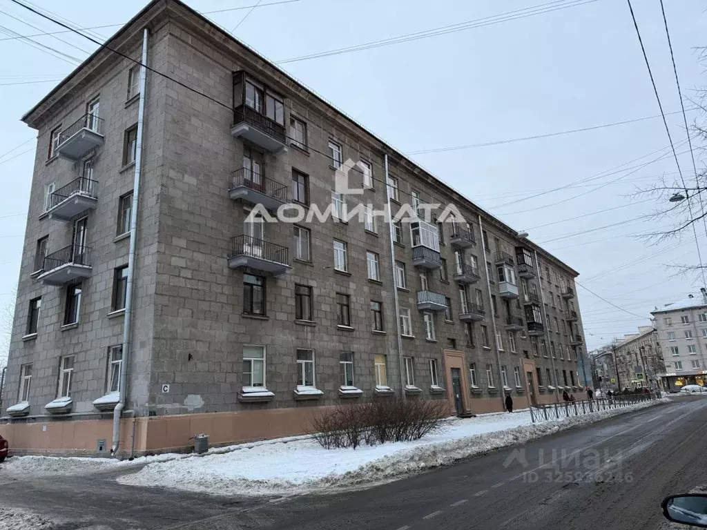 2-к кв. Санкт-Петербург ул. Шевченко, 28 (53.7 м) - Фото 1