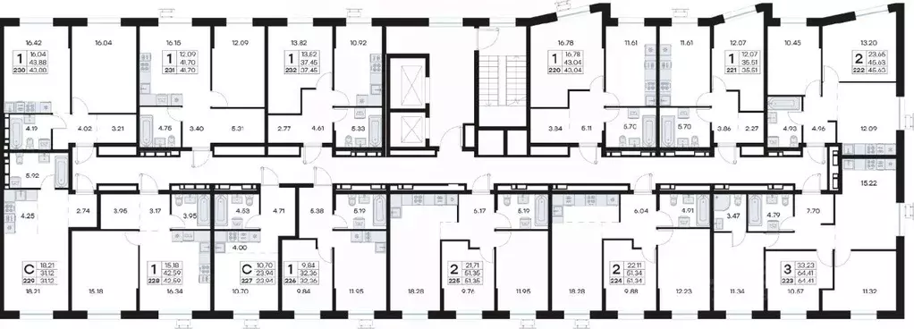 3-к кв. Приморский край, Владивосток Катерная ул., 31/2 (64.41 м) - Фото 2
