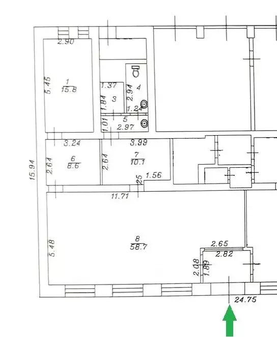 Торговая площадь в Тюменская область, Тюмень ул. Малыгина, 84/1 (105 ... - Фото 2