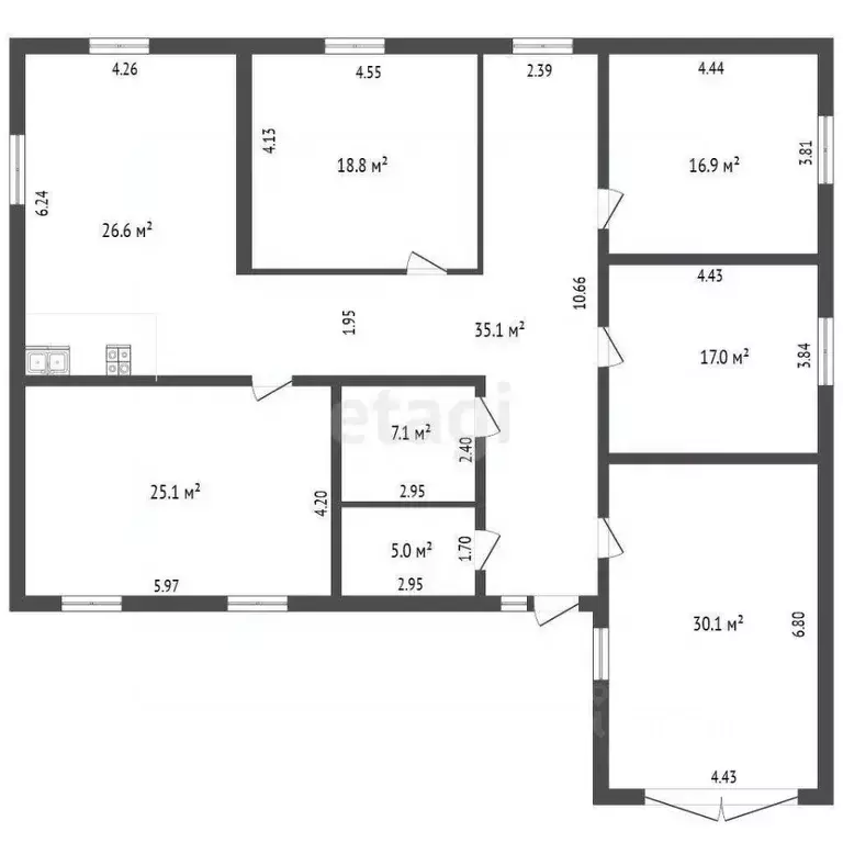 Дом в Ямало-Ненецкий АО, Новый Уренгой Северное Сияние ДНТ,  (182 м) - Фото 1