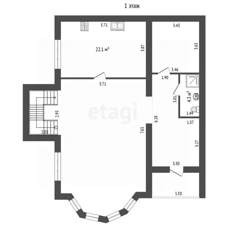 Дом в Севастополь ИЖЗ Ахтиар ТСН, ул. Марии Поливановой, 11 (239 м) - Фото 1