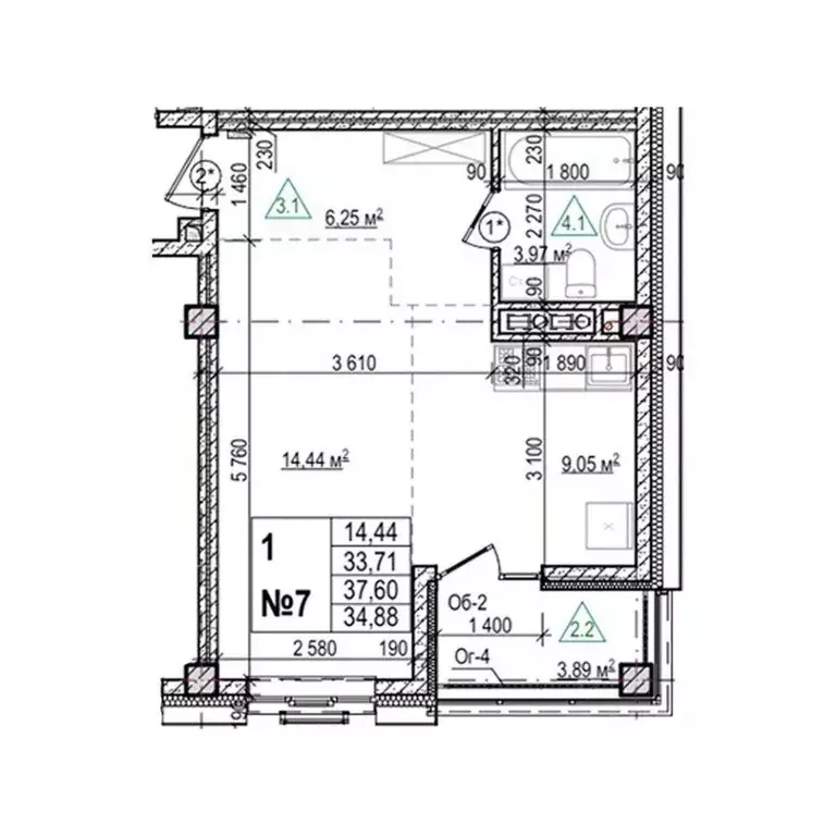 1-к кв. Приморский край, Уссурийск Семь Ветров мкр, Уссури Парк жилой ... - Фото 1