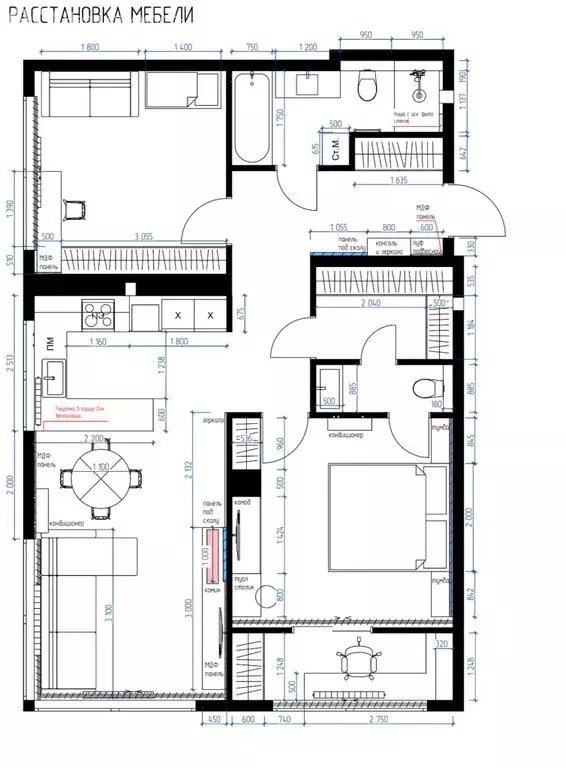 2-комнатная квартира: Екатеринбург, улица Попова, 18 (79.3 м) - Фото 0