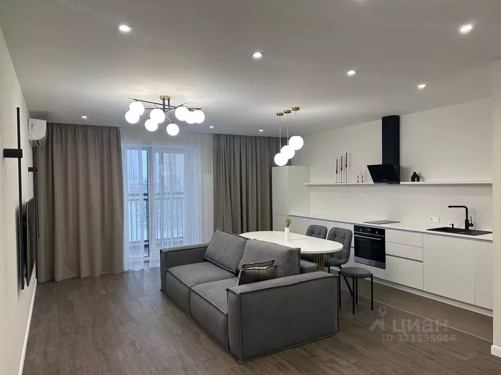 3-к кв. Томская область, Томск Телецентр мкр, пер. Соляной, 28А (91.0 ... - Фото 1