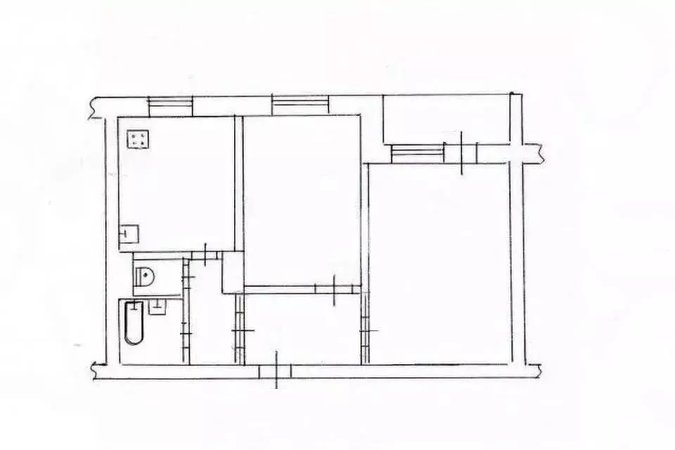 2-к кв. Татарстан, Казань Гвардейская ул., 65 (52.0 м) - Фото 2