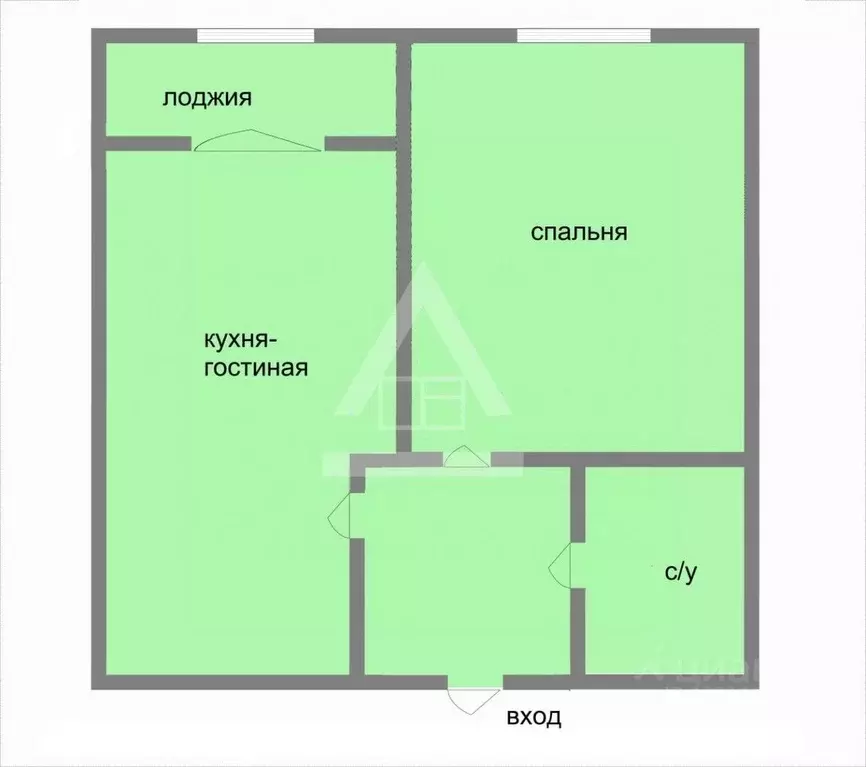 1-к кв. Челябинская область, Челябинск ул. Академика Макеева, 28 (38.6 ... - Фото 1