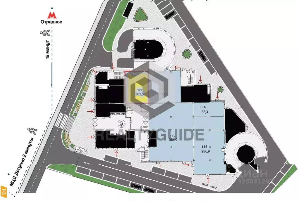 Помещение свободного назначения в Москва Алтуфьевское ш., 35к1 (105 м) - Фото 1