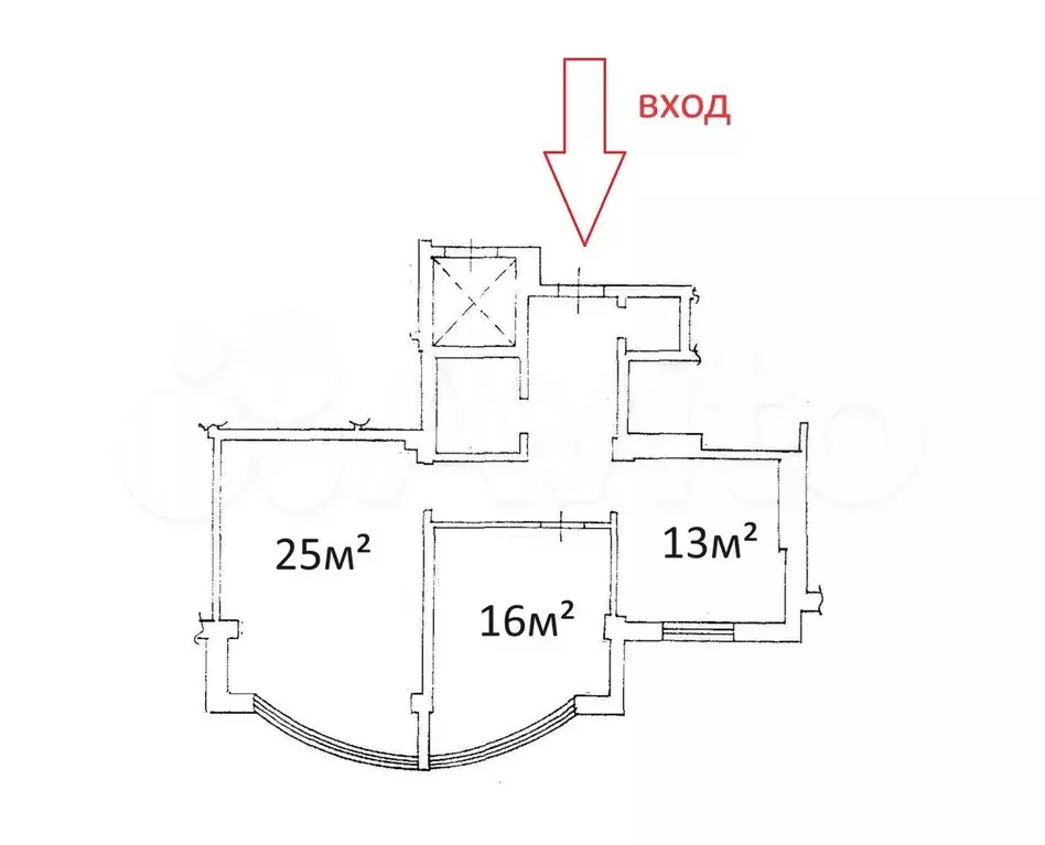 2-к. квартира, 70 м, 5/7 эт. - Фото 0