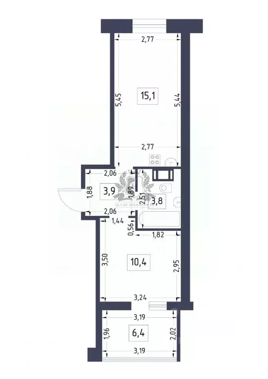 1-к кв. Ленинградская область, Кудрово г. Всеволожский район, ... - Фото 1