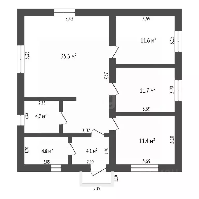Дом в Амурская область, Благовещенский район, с. Кантон-Коммуна ул. ... - Фото 1