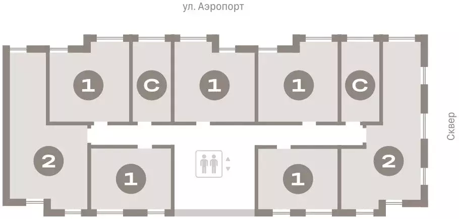 Квартира-студия: Новосибирск, улица Аэропорт (20.14 м) - Фото 1