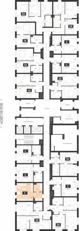 Квартира-студия, 26,7 м, 1/25 эт. - Фото 1