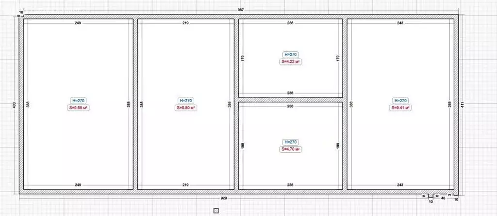 Дом в Назрань, Крымская улица (66 м) - Фото 1