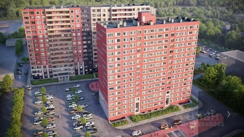 Студия Воронежская область, Воронеж Цимлянская ул., 10Г (20.21 м) - Фото 1