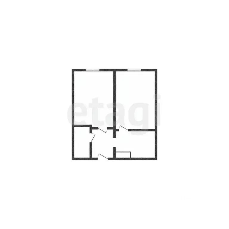 2-к кв. Белгородская область, Губкин ул. Дзержинского, 92 (35.1 м) - Фото 1