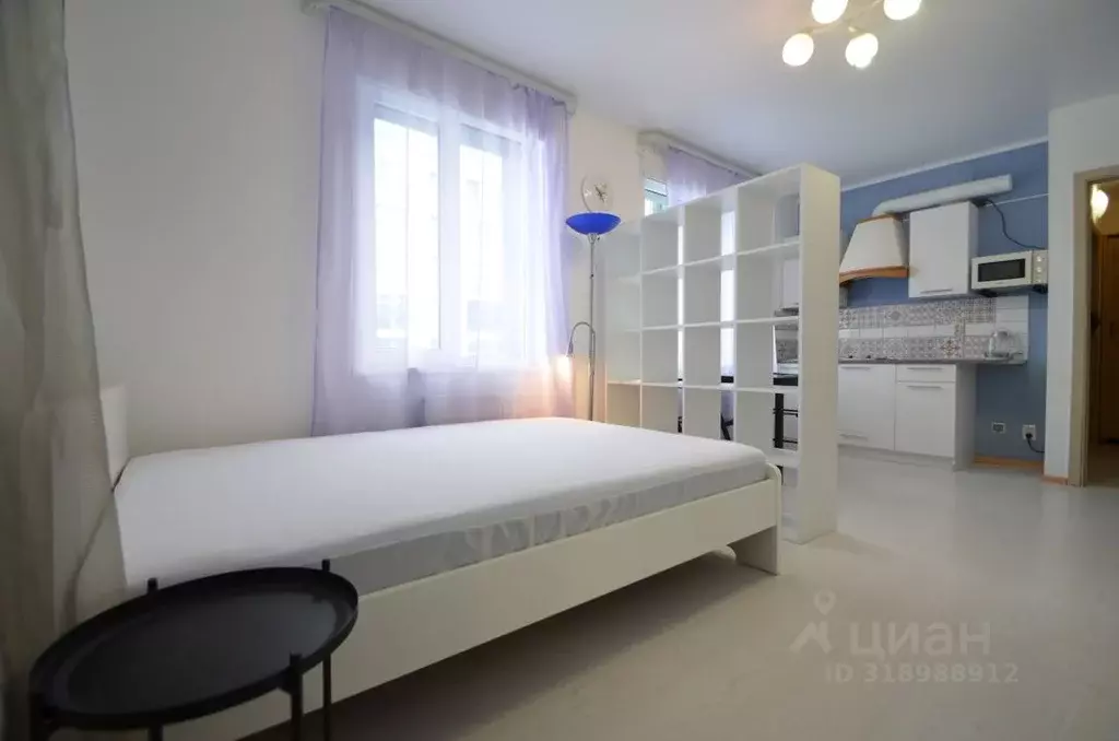 Студия Санкт-Петербург ул. Вадима Шефнера, 12к1 (30.0 м) - Фото 1