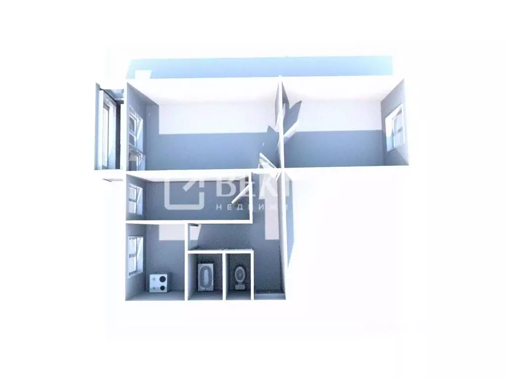 3-к кв. Костромская область, Кострома пос. Учхоза Костромской, 20 ... - Фото 2