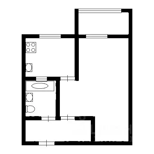 1-к кв. Санкт-Петербург, Санкт-Петербург, Красное Село Красногородская ... - Фото 2