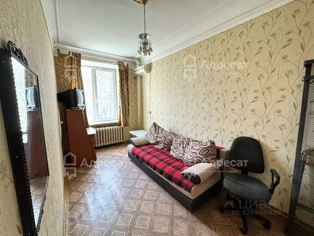 Комната Волгоградская область, Волгоград просп. Имени В.И. Ленина, 105 ... - Фото 1