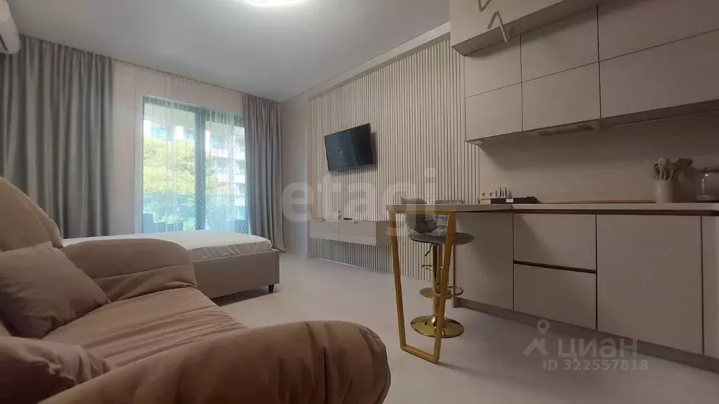 Студия Крым, Ялта ул. Дражинского, 45А (36.0 м) - Фото 1