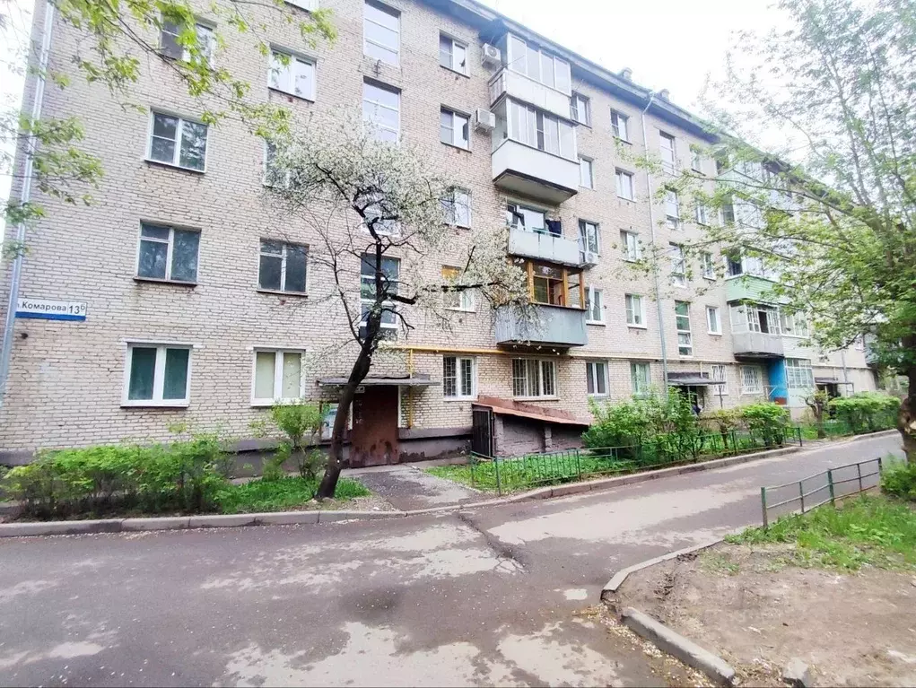 1-к кв. Московская область, Щелково ул. Комарова, 13б (35.3 м) - Фото 1