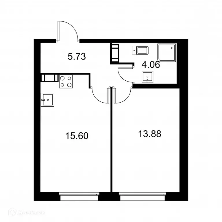 Продаётся 1-к квартира, 39.3 м - Фото 0