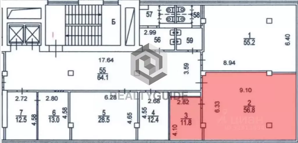 Офис в Москва просп. Вернадского, 39 (69 м) - Фото 1