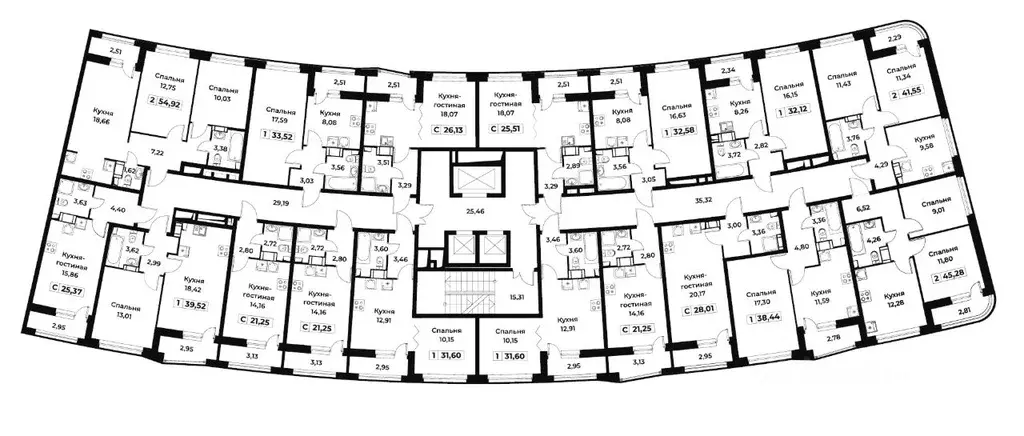 2-к кв. Ленинградская область, Мурино Всеволожский район, просп. ... - Фото 2