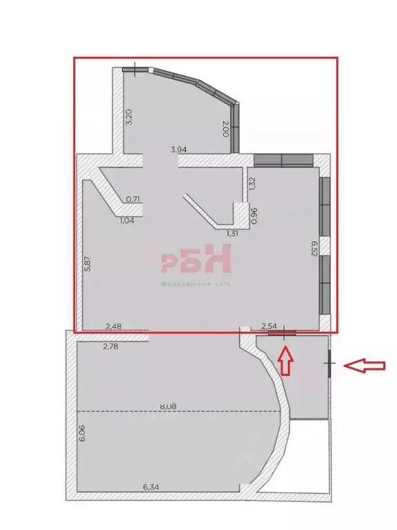 Торговая площадь в Тюменская область, Тюмень ул. 50 лет Октября, 33 ... - Фото 2