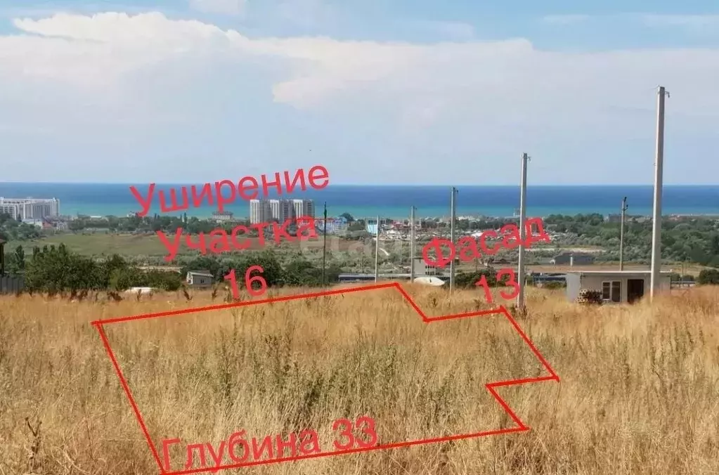 Участок в Краснодарский край, Анапа муниципальный округ, с. Витязево ... - Фото 1