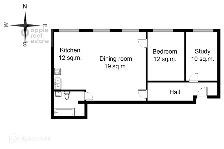 Продаётся 3-к квартира, 73.3 м - Фото 1