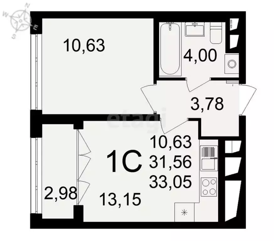 1-комнатная квартира: Тула, улица Седова, 26к2 (40.2 м) - Фото 0