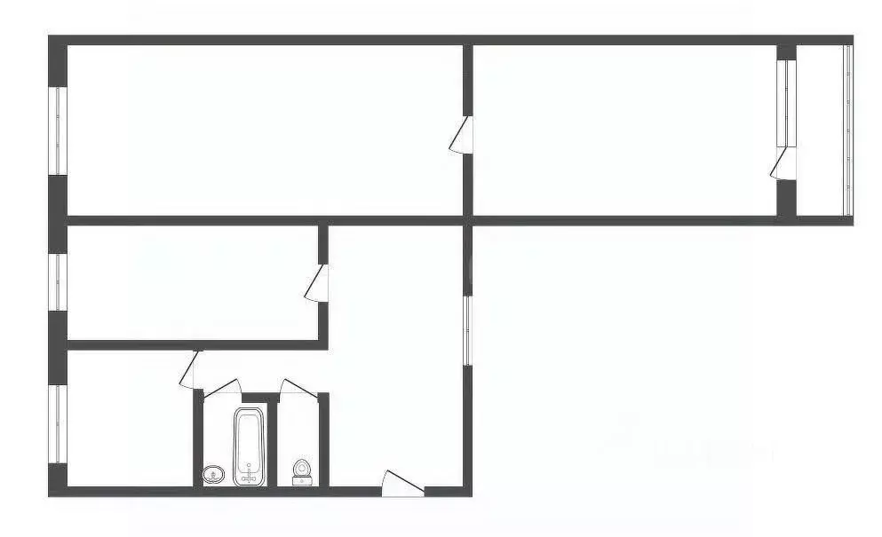 3-к кв. Кемеровская область, Прокопьевск ул. Советов, 25 (58.6 м) - Фото 2