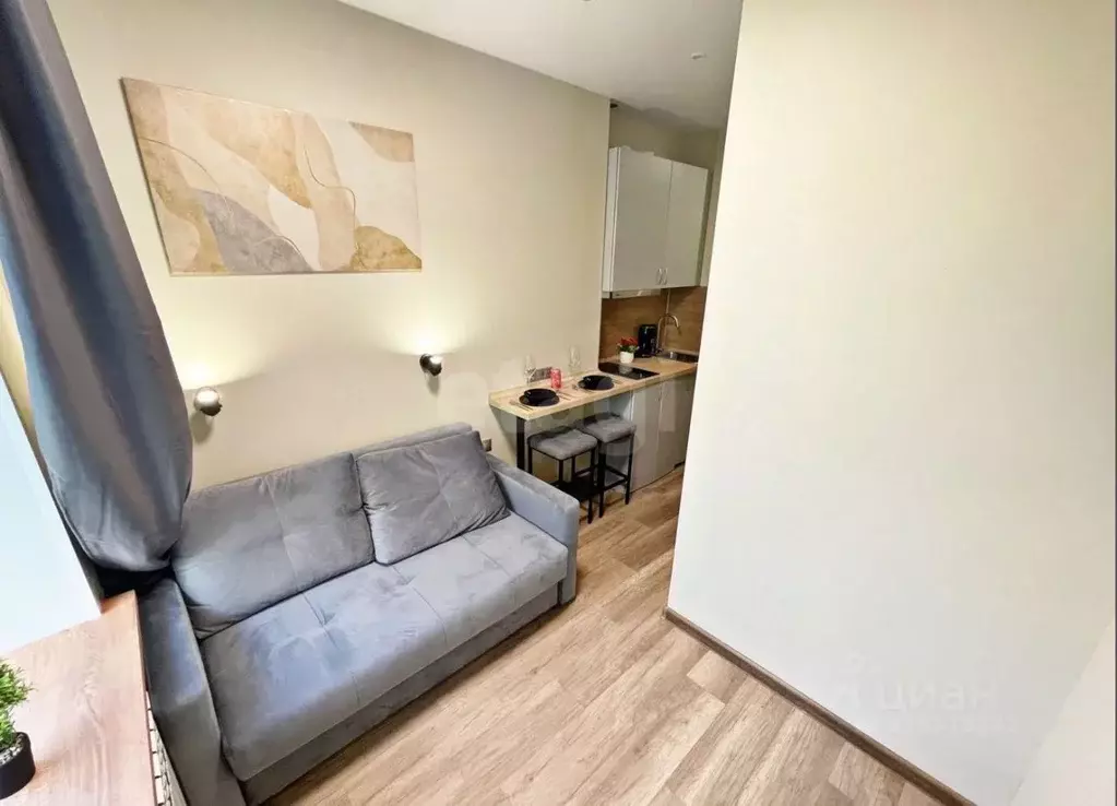 Студия Москва ул. Стромынка, 11 (15.0 м) - Фото 1