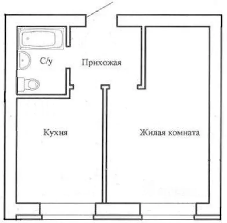 1-к кв. Москва Вешняковская ул., 21/26 (34.9 м) - Фото 2
