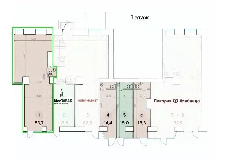 Помещение свободного назначения в Москва Ленинградский просп., 33К3 ... - Фото 2