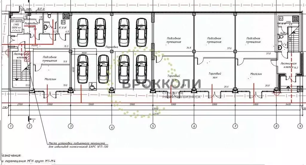 Торговая площадь в Ростовская область, Ростов-на-Дону пер. ... - Фото 2