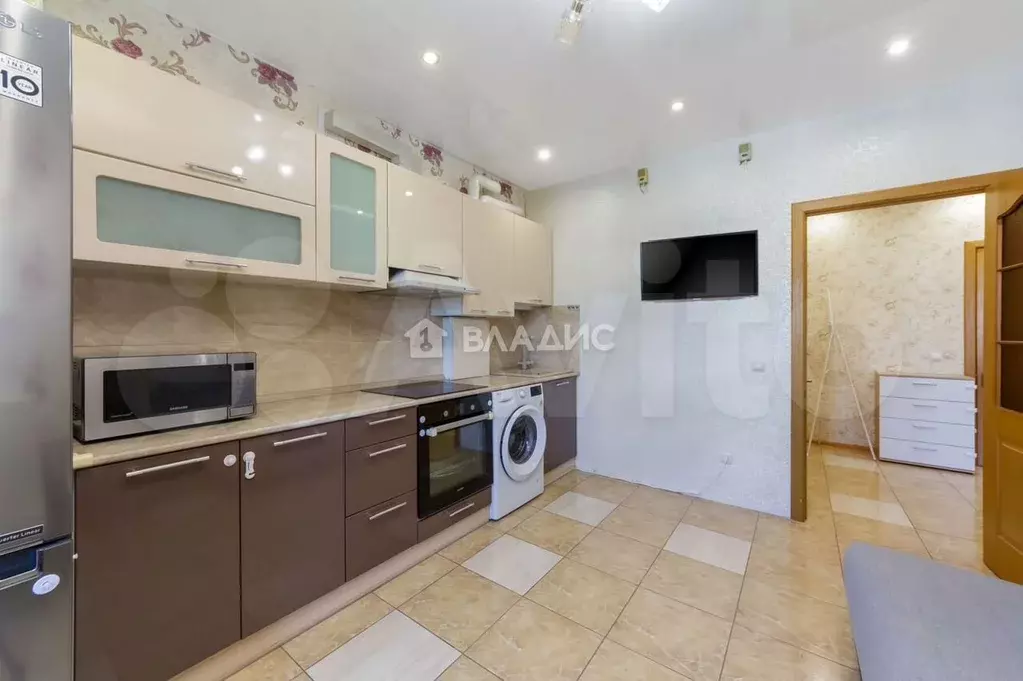 1-к. квартира, 46,6 м, 8/9 эт. - Фото 1