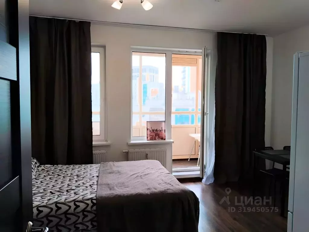 Студия Санкт-Петербург ул. Верхне-Каменская, 3к1 (28.0 м) - Фото 0