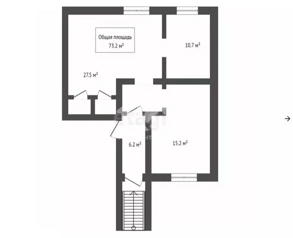Офис в Новосибирская область, Бердск Морской мкр, 4 (73 м) - Фото 2