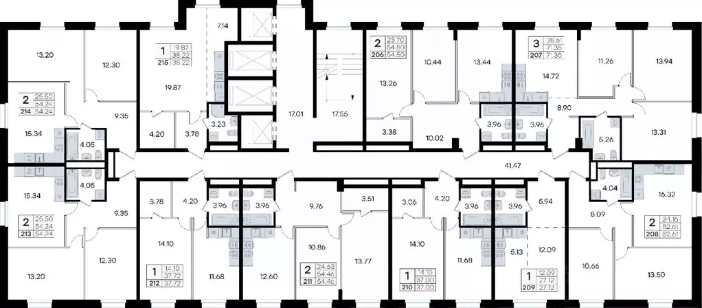 2-к кв. Приморский край, Владивосток ул. Тухачевского, 80 (54.46 м) - Фото 2